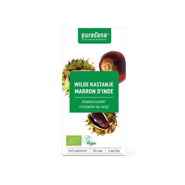 Purasana Marronnier d'Inde bio vegan 120 gélules végétales