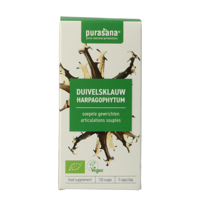 Purasana Artiglio del Diavolo vegan bio 120 capsule vegetali