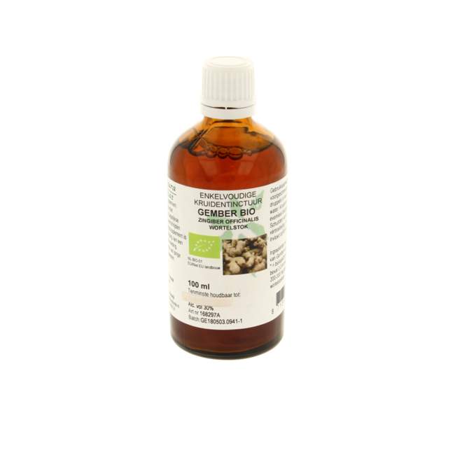 Cruydhof Zingiber officinalis rhiz/Ingwer Tinktur bio 100 Milliliter