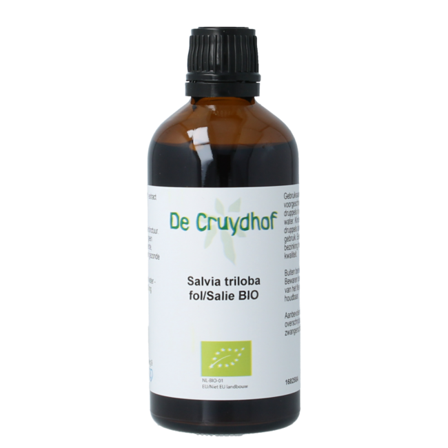 Cruydhof Salvia triloba fol / teinture de sauge bio 100 millilitres