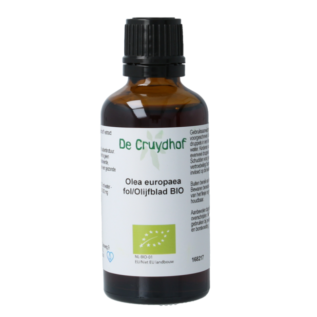 Cruydhof Olea europaea folia / olijfblad tinctuur bio 50 Milliliter