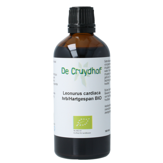 Tintura biologica Cruydhof Leonorus card hrb / Cardiaca (Motherwort) 100 Millilitri