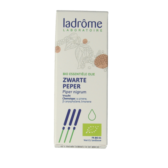 Ladrome Aceite esencial de pimienta negra bio 10 ml