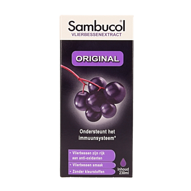 Syrop z czarnego bzu, oryginalny, 230 mililitrów