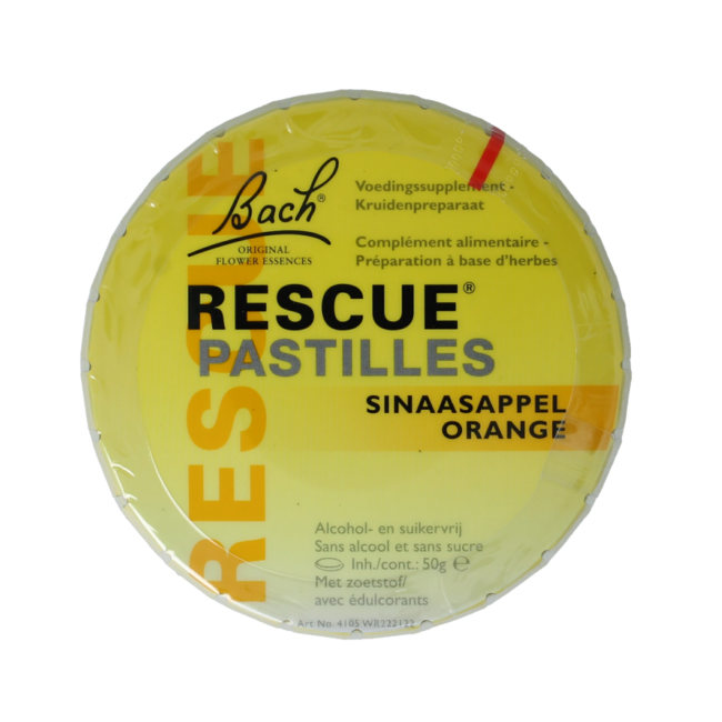 Rescue pastilles orange 50g