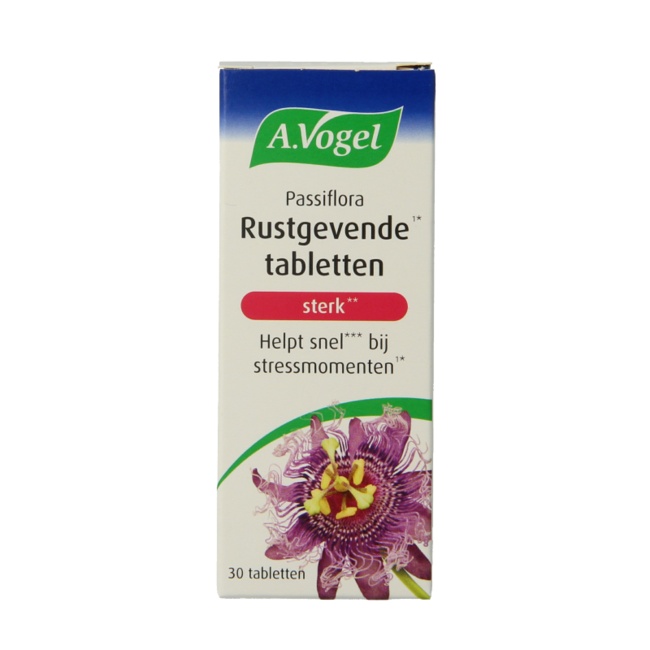 Comprimidos de Pasiflora Fuertes Relajantes 30 Comprimidos
