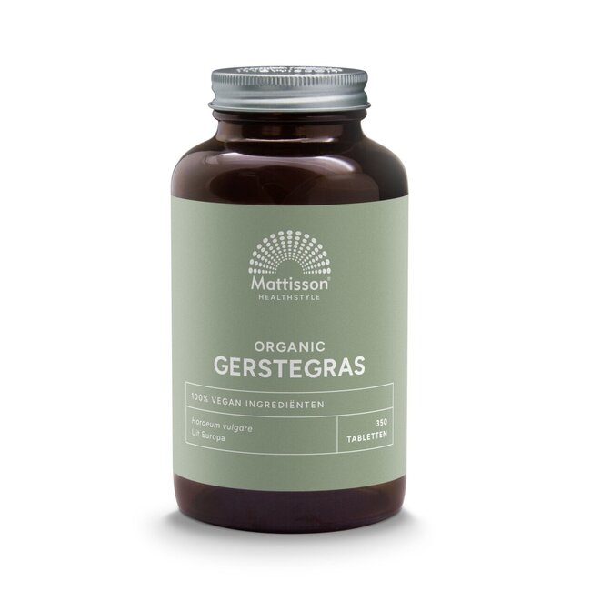 Mattisson Gerstegras barley grass Europa 400mg bio 350 Tabletten