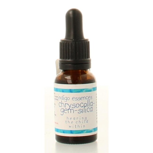 Indigo Essences Chrysokoll-Edelstein-Silika 15 Milliliter