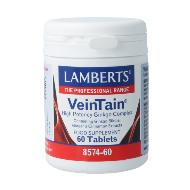 Lamberts Veintain (met ginkgo, kaneel) 60 Tabletten