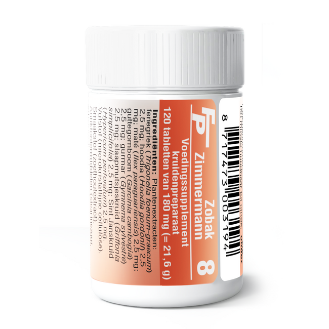 Medizimm Zobak 8 120 comprimidos