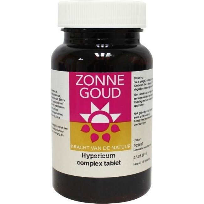 Zonnegoud Hypericum complex  120 Tabletten