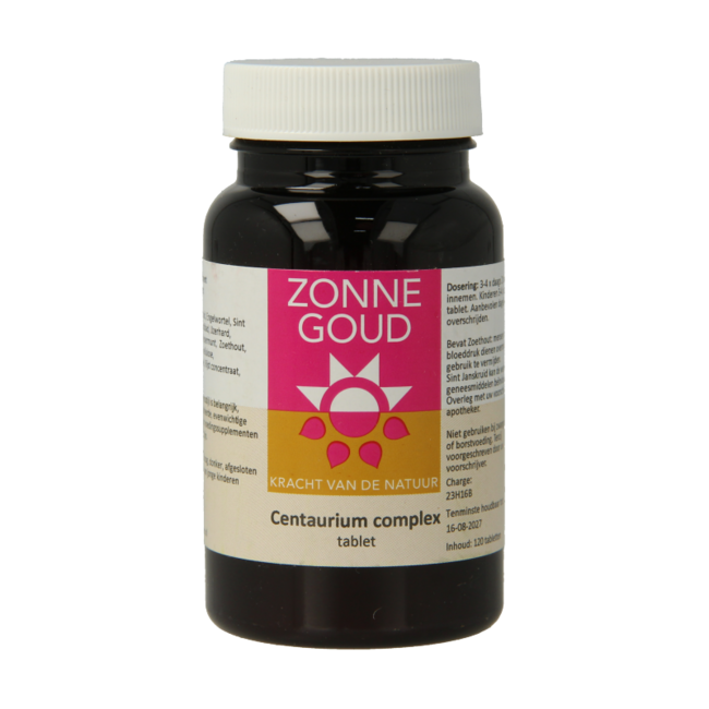 Zonnegoud Centaurium Komplex 120 Tabletten