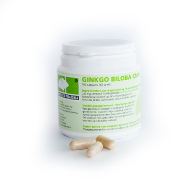 Naturapharma Ginkgo biloba CMN plus 100 Vegetarian Capsules