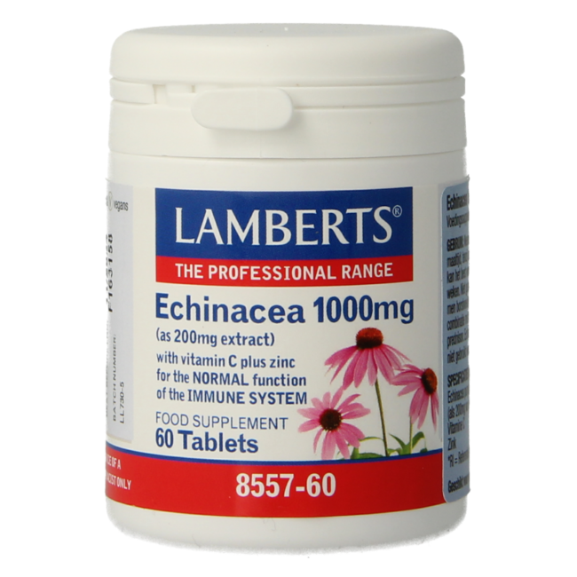 Echinacea 1000 mg mit Zink und Vitamin C, 60 Tabletten