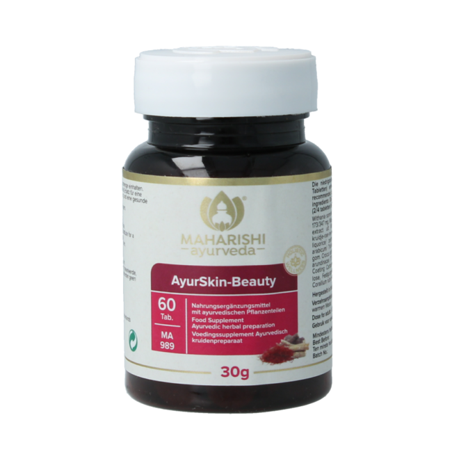 Maharishi Ayurv Ayurskin Schönheit jugendliche Haut 60 Tabletten