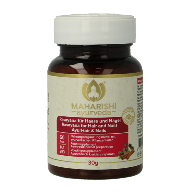 Maharishi Ayurv Ayur Capelli e Unghie 60 Compresse