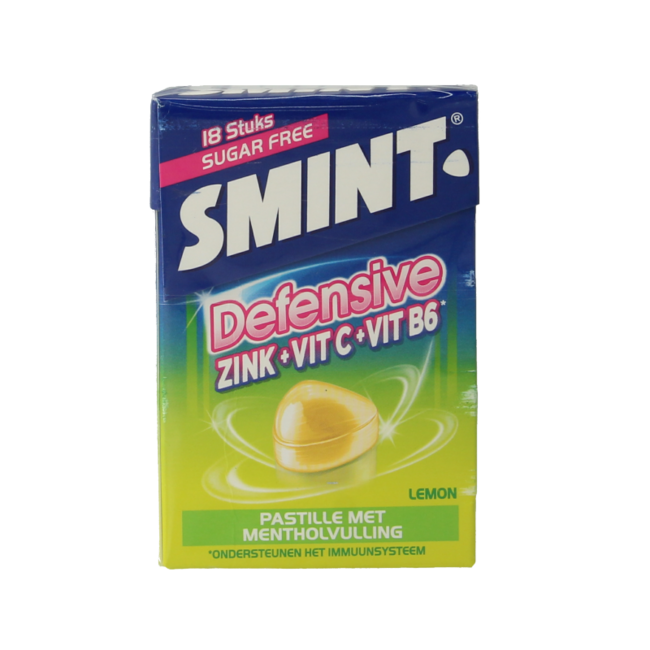Smint Defensive limón 18 unidades