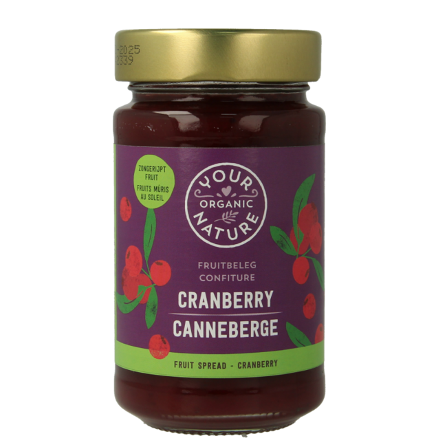 Préparation de fruits canneberge bio 250 g