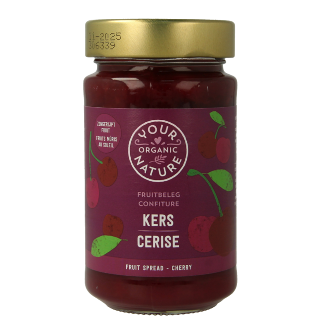 Fruit beleg kers bio 250 Gram