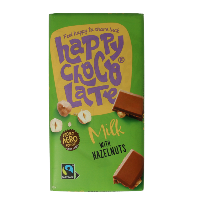 Mleczna czekolada orzechowa bio 200 Gram