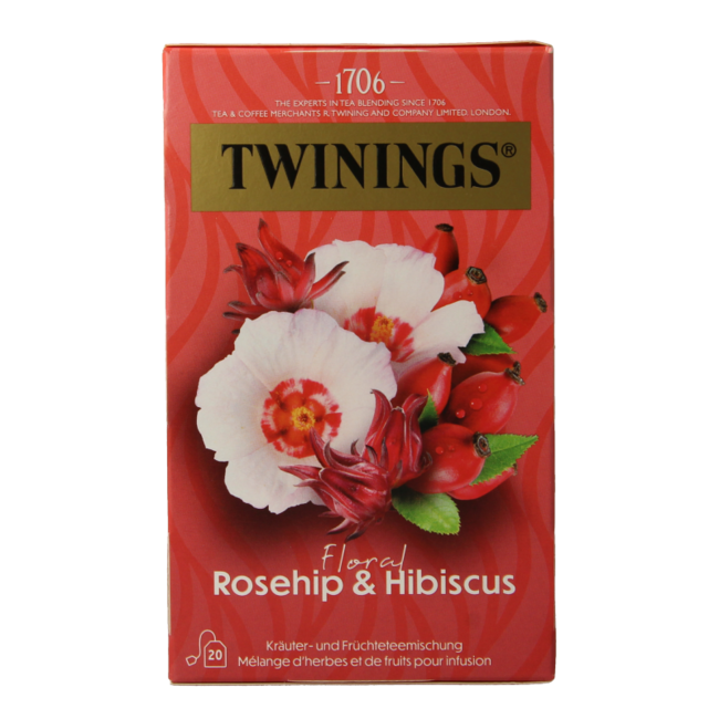 Twinings Dzika Róża i Hibiskus 20 Torebek