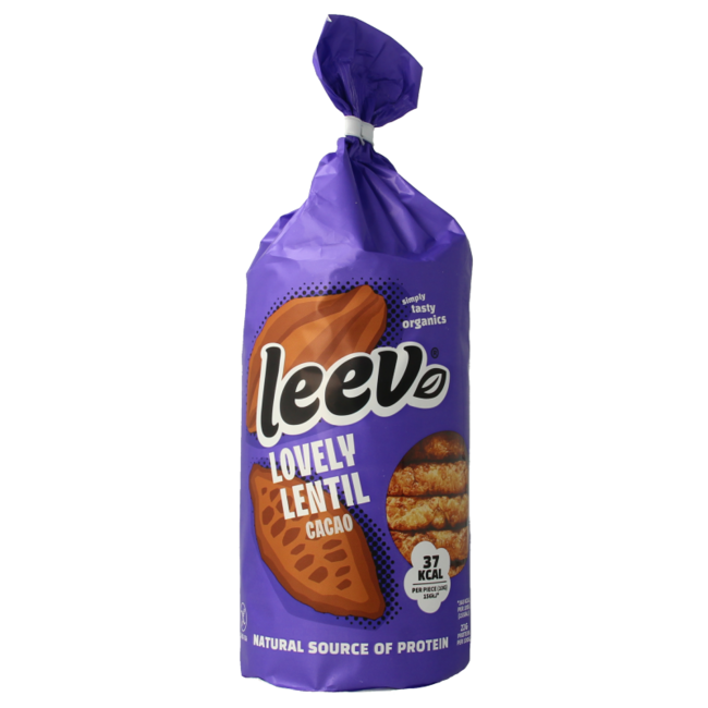Leev Lovely Ciasteczka z soczewicy kakao bio 130 Gram