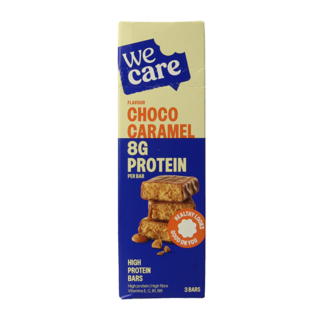 High protein bars choco caramel 81g