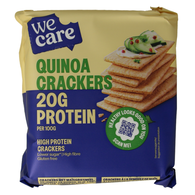 Crackers au quinoa riches en protéines 100 g