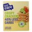 WeCare Crackers crujientes bajos en kcal/carbohidratos 100 g