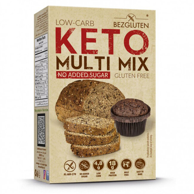 Bezgluten Multi-Mix Keto Glutenfrei 250 Gramm