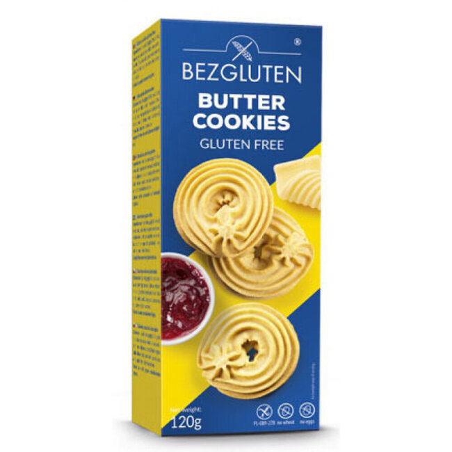 Bezgluten Gluten-Free Butter Cookies 120g