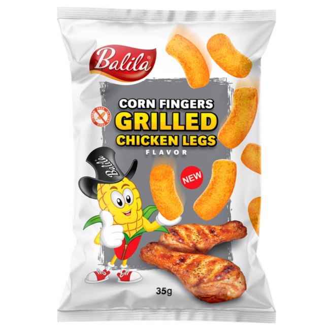 Balila Corn Puffs poulet grillé sans gluten 35 g