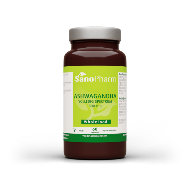 SanoPharm Ashwagandha Wholefood 60 gélules