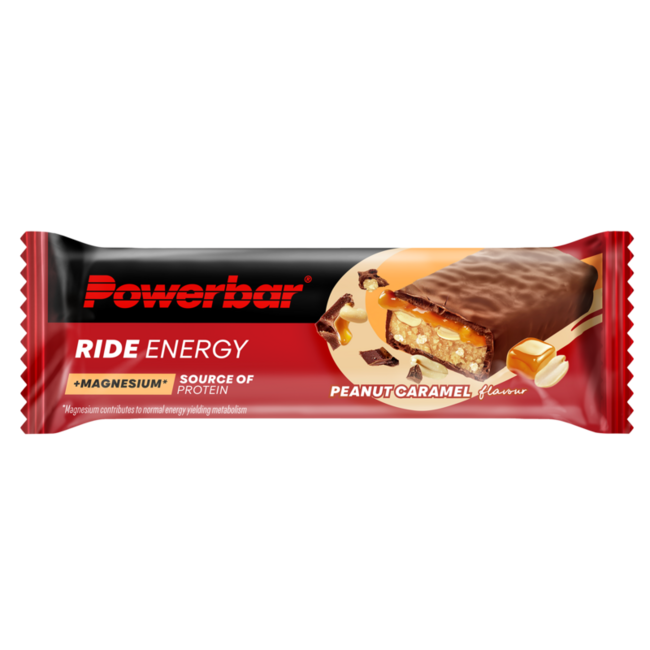 Barretta energetica Powerbar Ride arachidi e caramello 55 Grammi