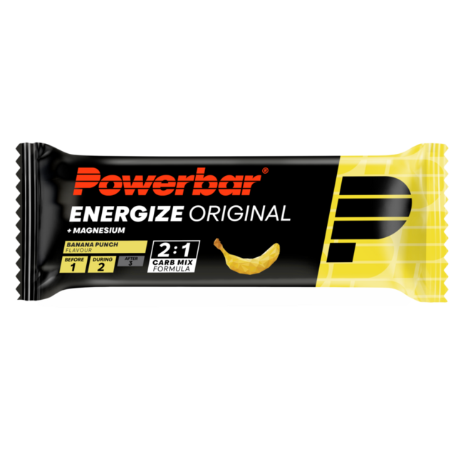 Barre Powerbar Energize punch banane 55 grammes