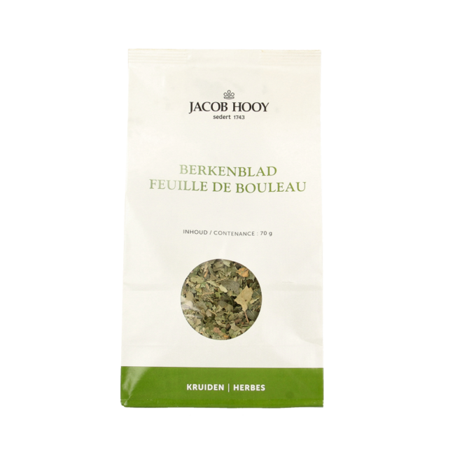 Jacob Hooy Feuilles de Bouleau 70 Grammes