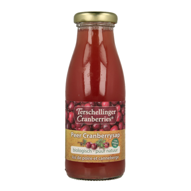 Succo biologico di Pera e Mirtillo Rosso Terschellinger 250 Millilitri