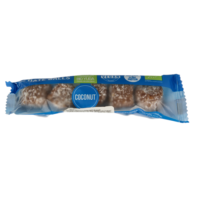 Bioyuga Boules de dattes à la noix de coco bio 45 g