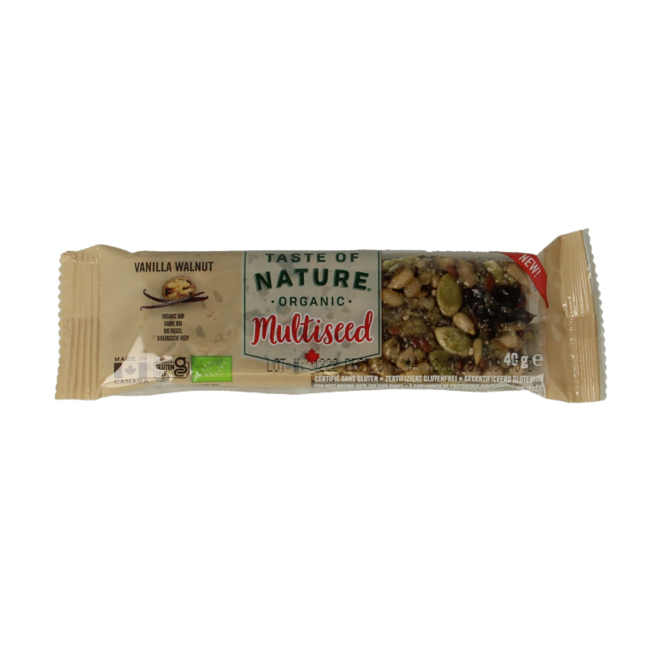 Taste Of Nature Vanilla Walnut Organic 40 Gram