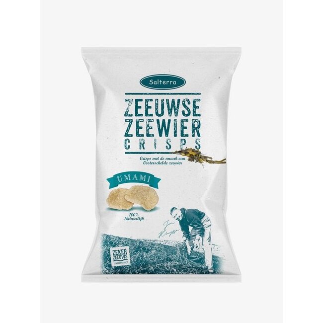 Crisps di Alghe Salterra della Zelanda 60 Grammi