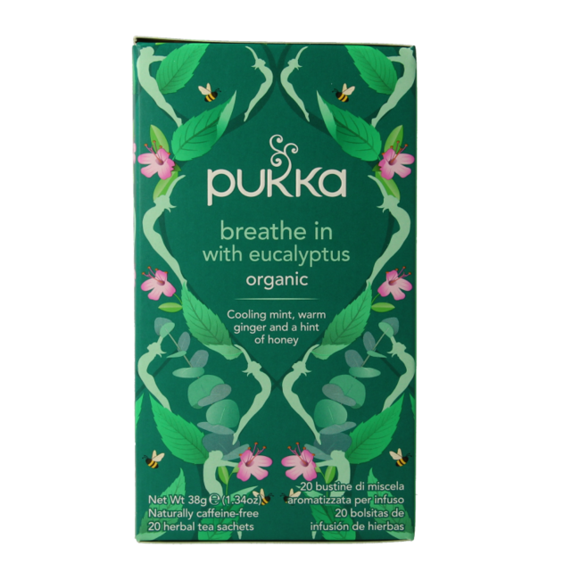 Tè Biologico Pukka Breathe In 20 Bustine