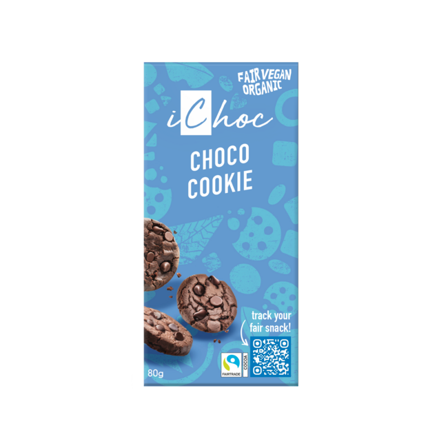 Biscotto al Cioccolato Vegano Bio 80 Grammi