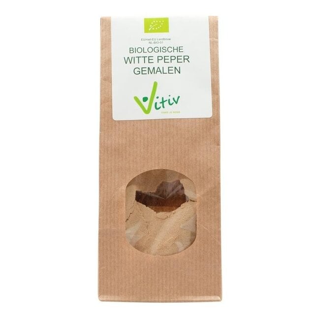 Poivre blanc moulu bio 250 g