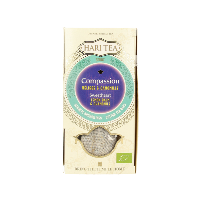 Hari Tea Organic Lemon Balm & Chamomile Sweetheart 10 Bags