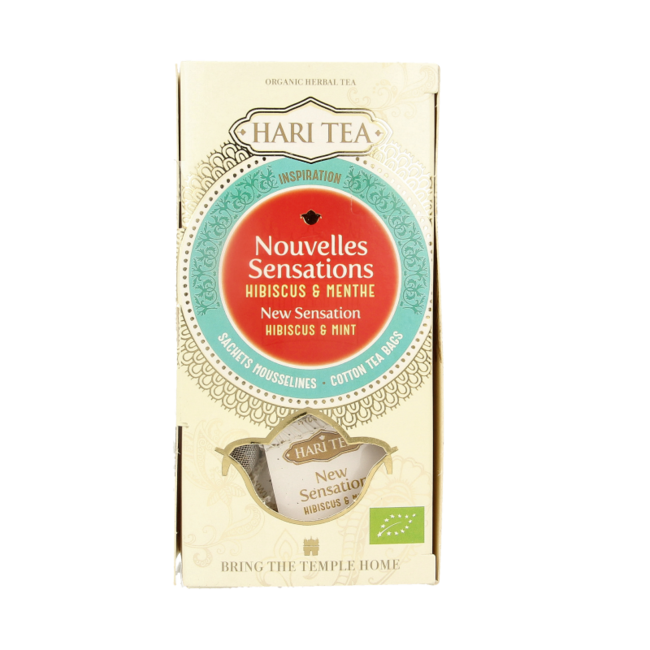 Hari Tea Ibisco e Menta nuova sensazione bio 10 Pezzi
