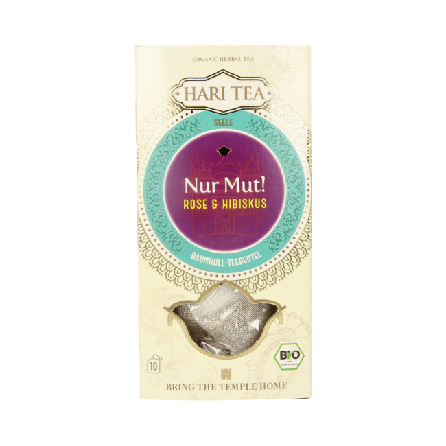 Hari Tea Rose & Hibiscus Face the Moment Organic - 10 Bags