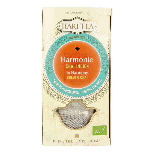 Hari Tea Golden chai in harmony bio 10 unidades