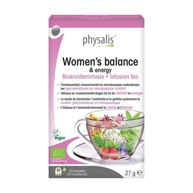 Infusion bio Physalis Women's Balance & Energy 20 sachets