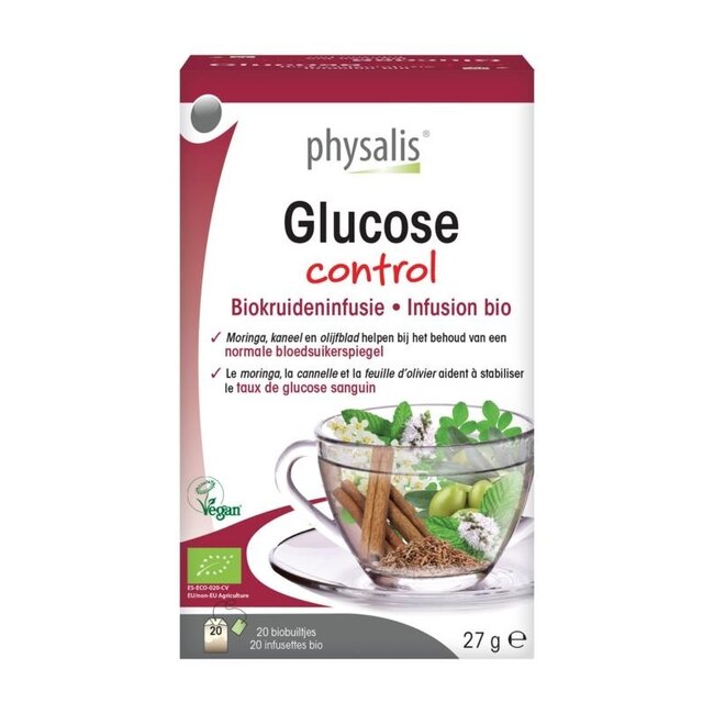 Physalis Glucose control infusion bio 20 Zakjes