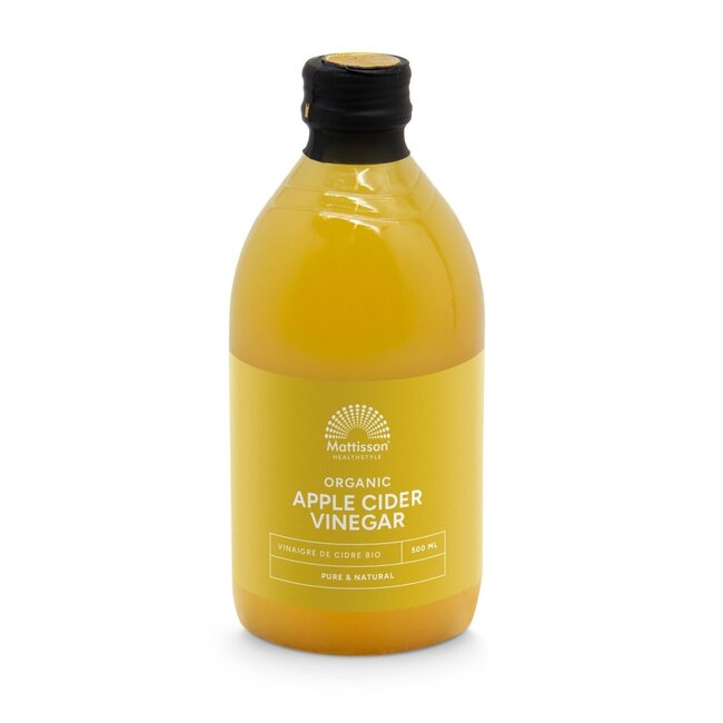 Vinagre de sidra de manzana puro - vinagre de manzana ecológico 500 ml